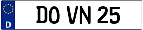 Truck License Plate
